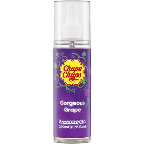 chupa chups grape body mist.